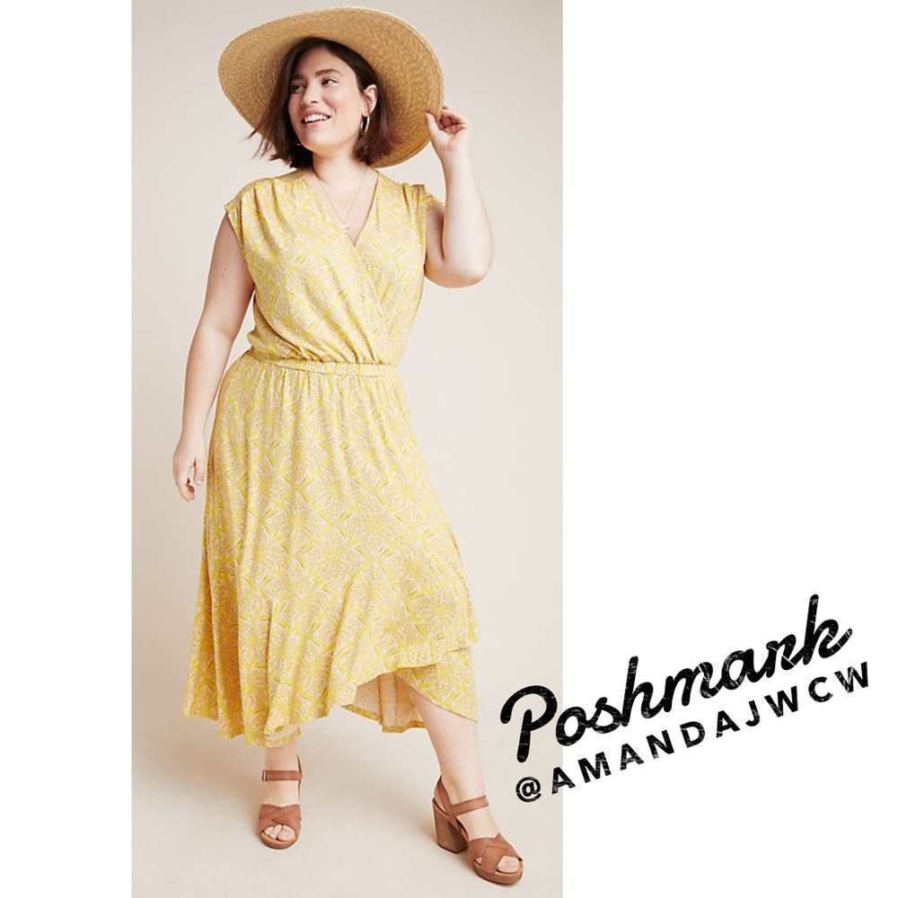 Anthropologie Maeve Fete Midi Dress